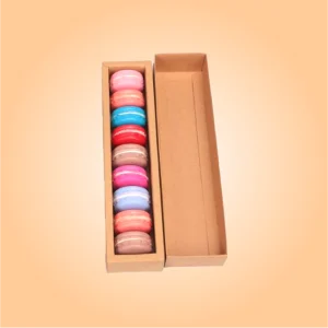 Custom Kraft Biodegradable Macaron Boxes - Image 3