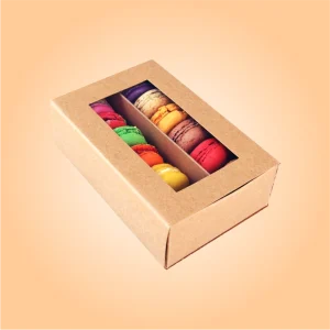 Custom Kraft Biodegradable Macaron Boxes - Image 4