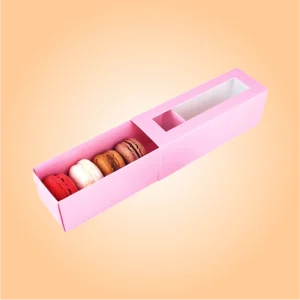 Custom Sleeve and Tray Macaron boxes - Image 4